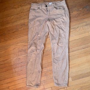 J. Crew toothpick corduroy pant